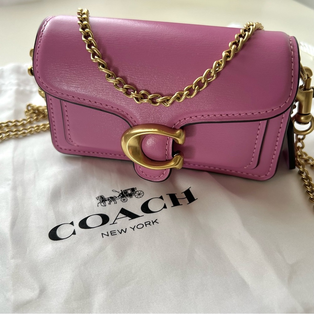 Coach Tabby 12 Bag Fuschia